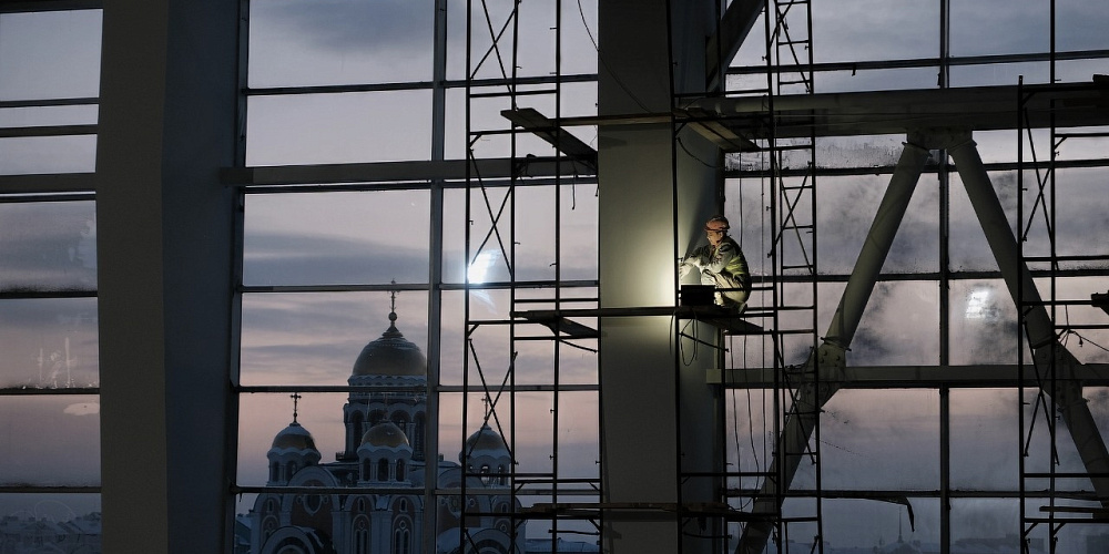 Строительство «Ямал Арены» перешло на завершающий этап