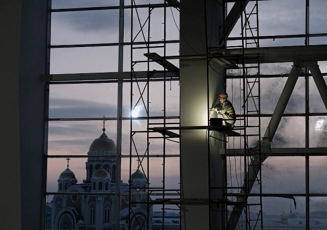 Строительство «Ямал Арены» перешло на завершающий этап