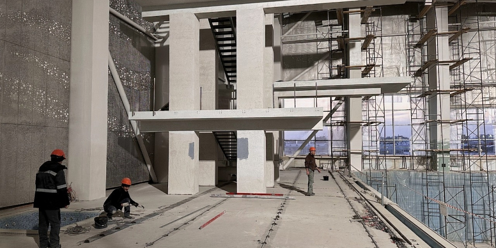 Строительство «Ямал Арены» перешло на завершающий этап