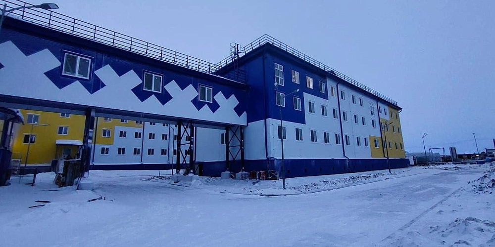 Завершается строительство второго спального корпуса школы-интерната в Гыде