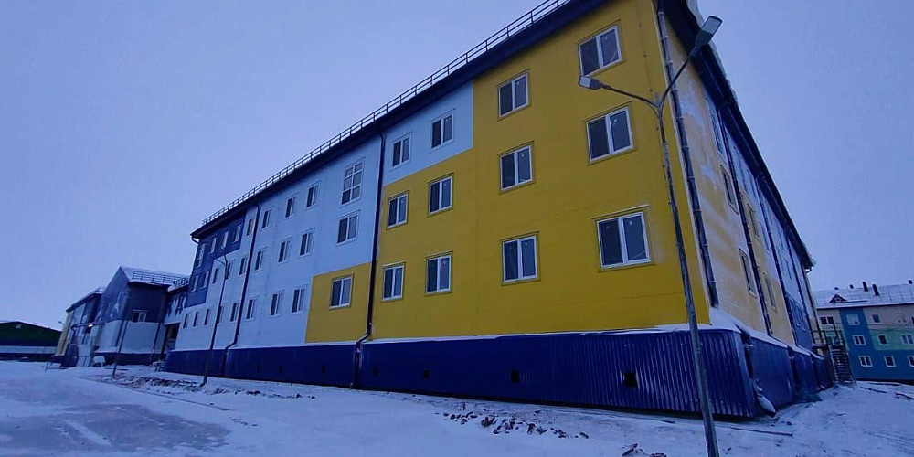 Завершается строительство второго спального корпуса школы-интерната в Гыде
