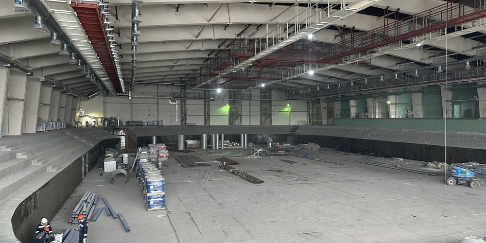 На «Ямал-Арене» проверили на прочность главный бассейн